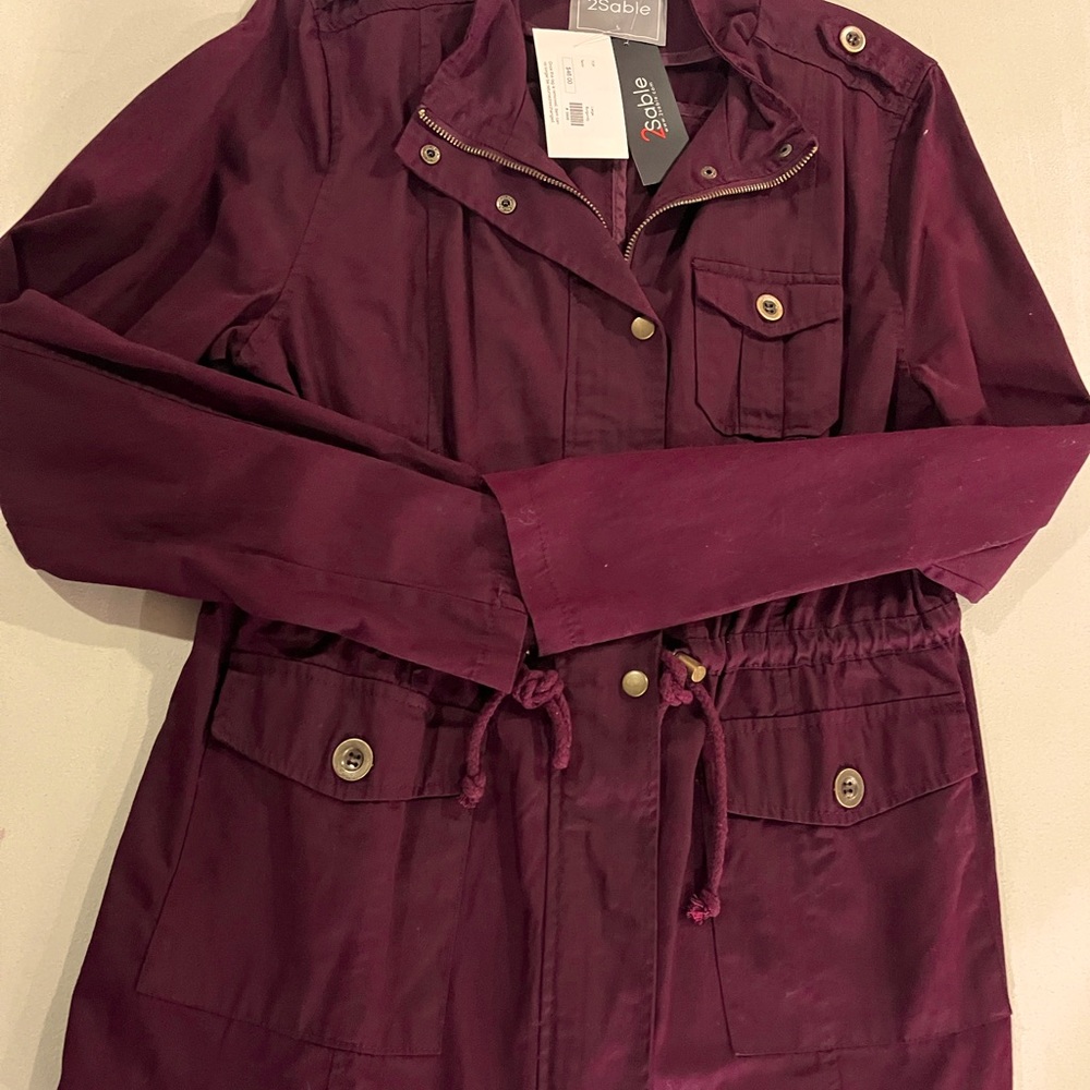 Wine colored Jacket
